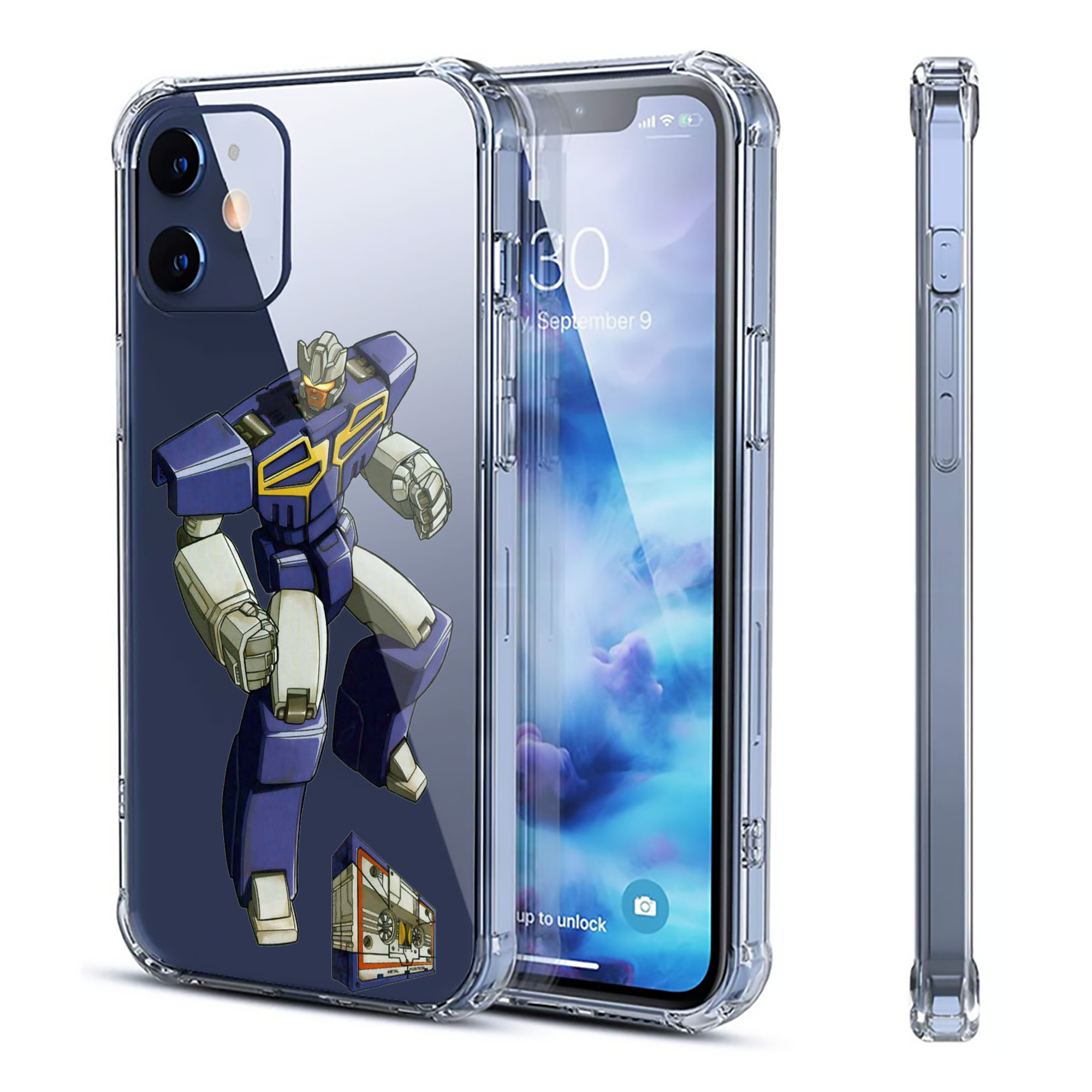 （画像用）  【iPhone 12シリーズ対応】透明スマホケース（クリアソフトケース）